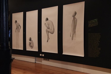 Large format sketches of the-human form by Tasmanian artist Katelyn Geard