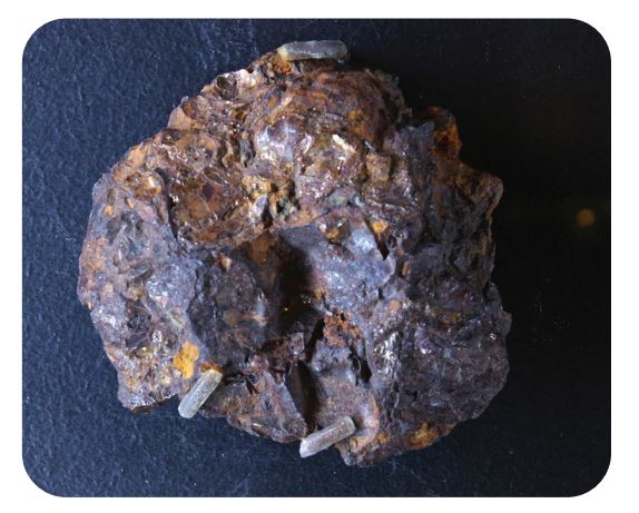 stony-iron meteorite on display in the Southern Skies exhibition at the Launceston Planetarium