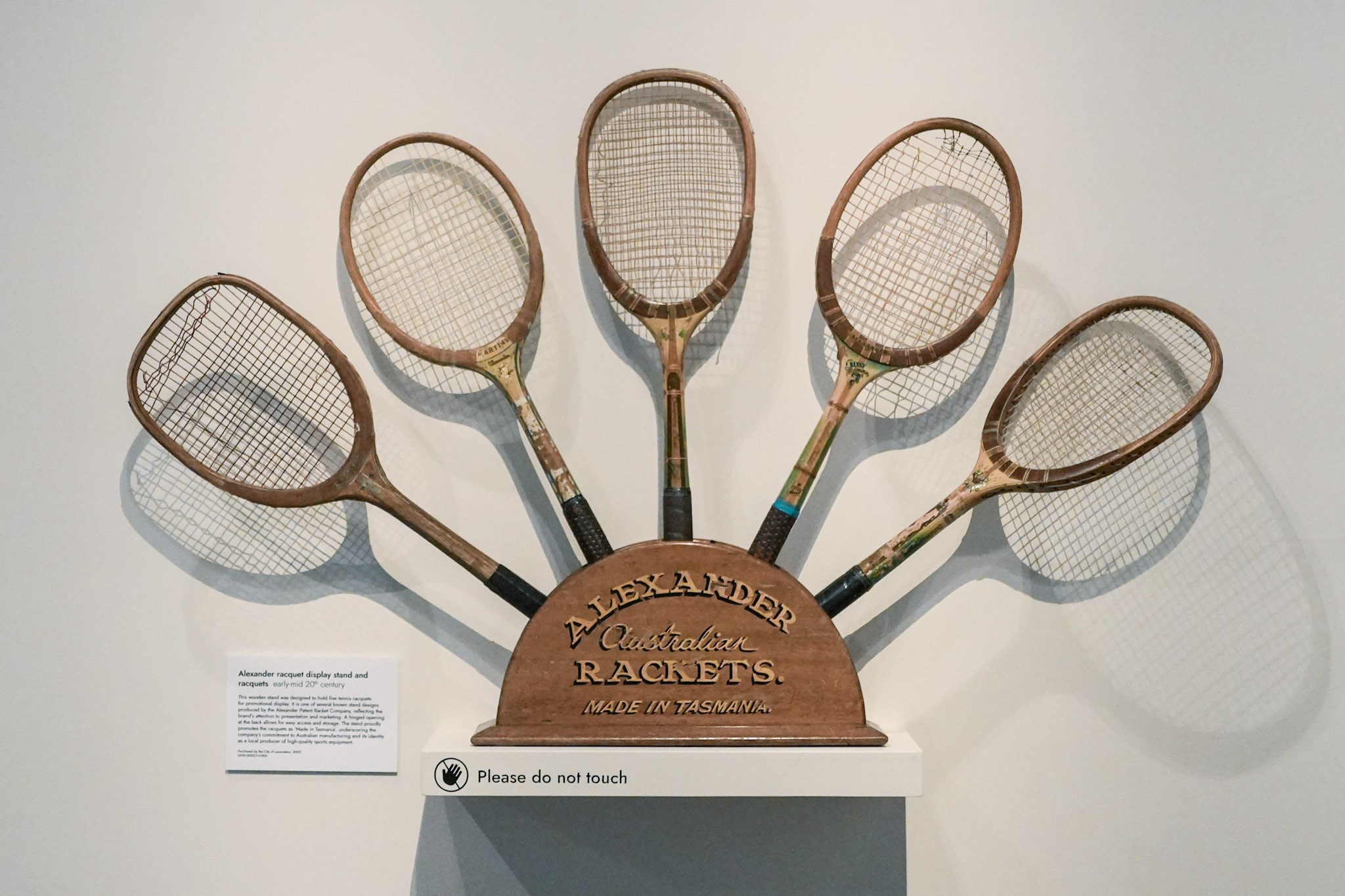 Alexander 100 on display at QVMAG Launceston Tasmania