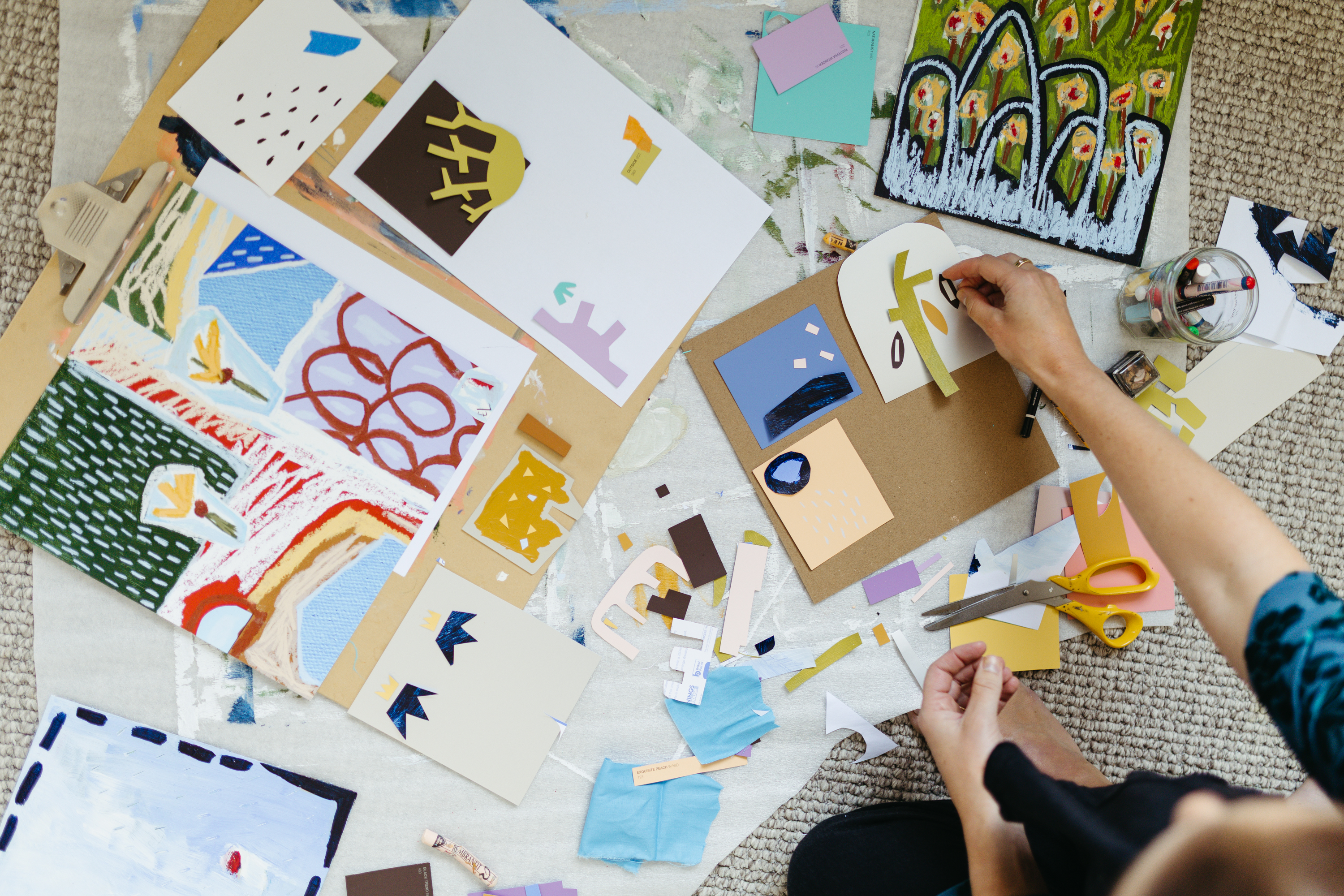 RISE artist Eloise Lark creates a collage