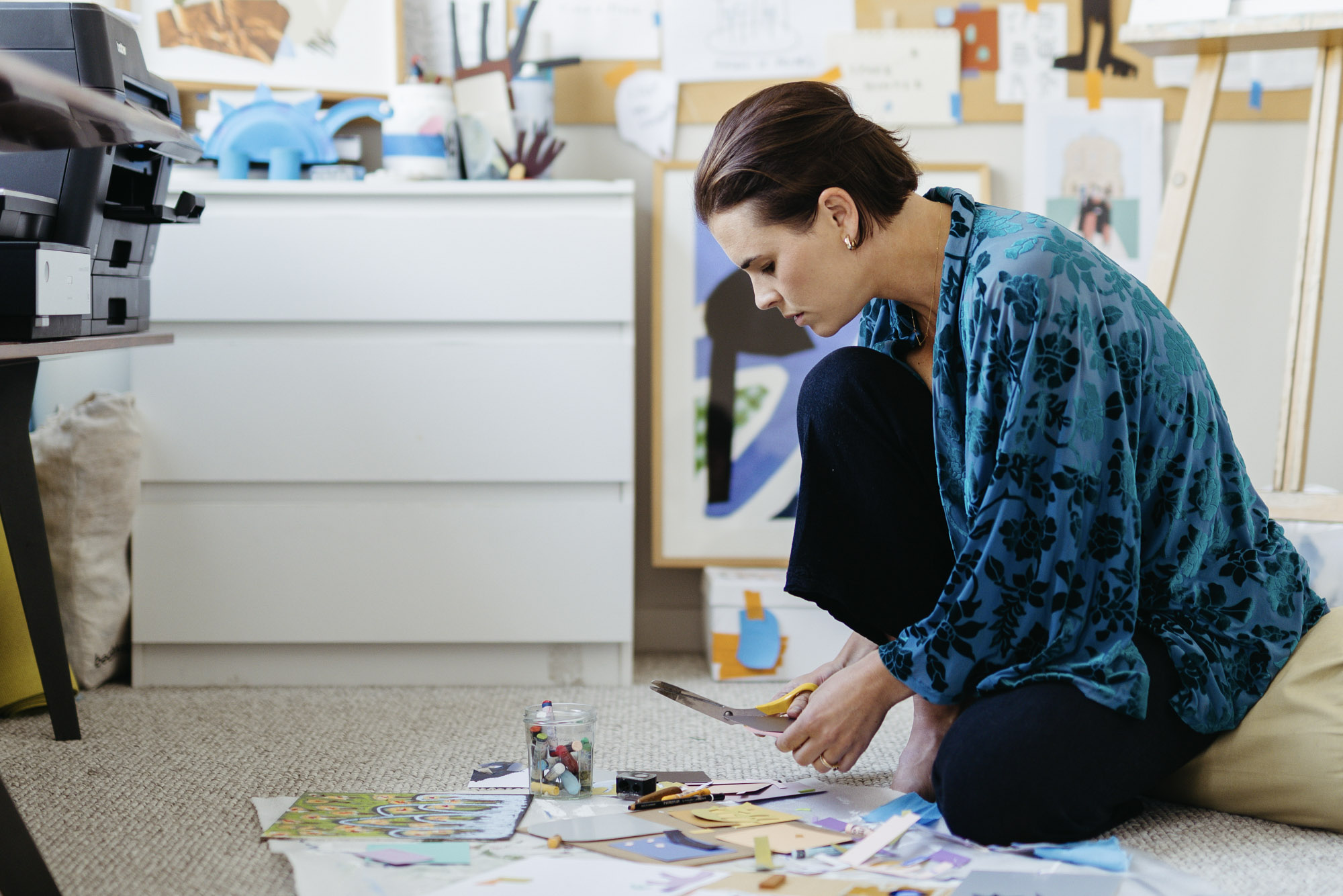 RISE artist Eloise Lark at work