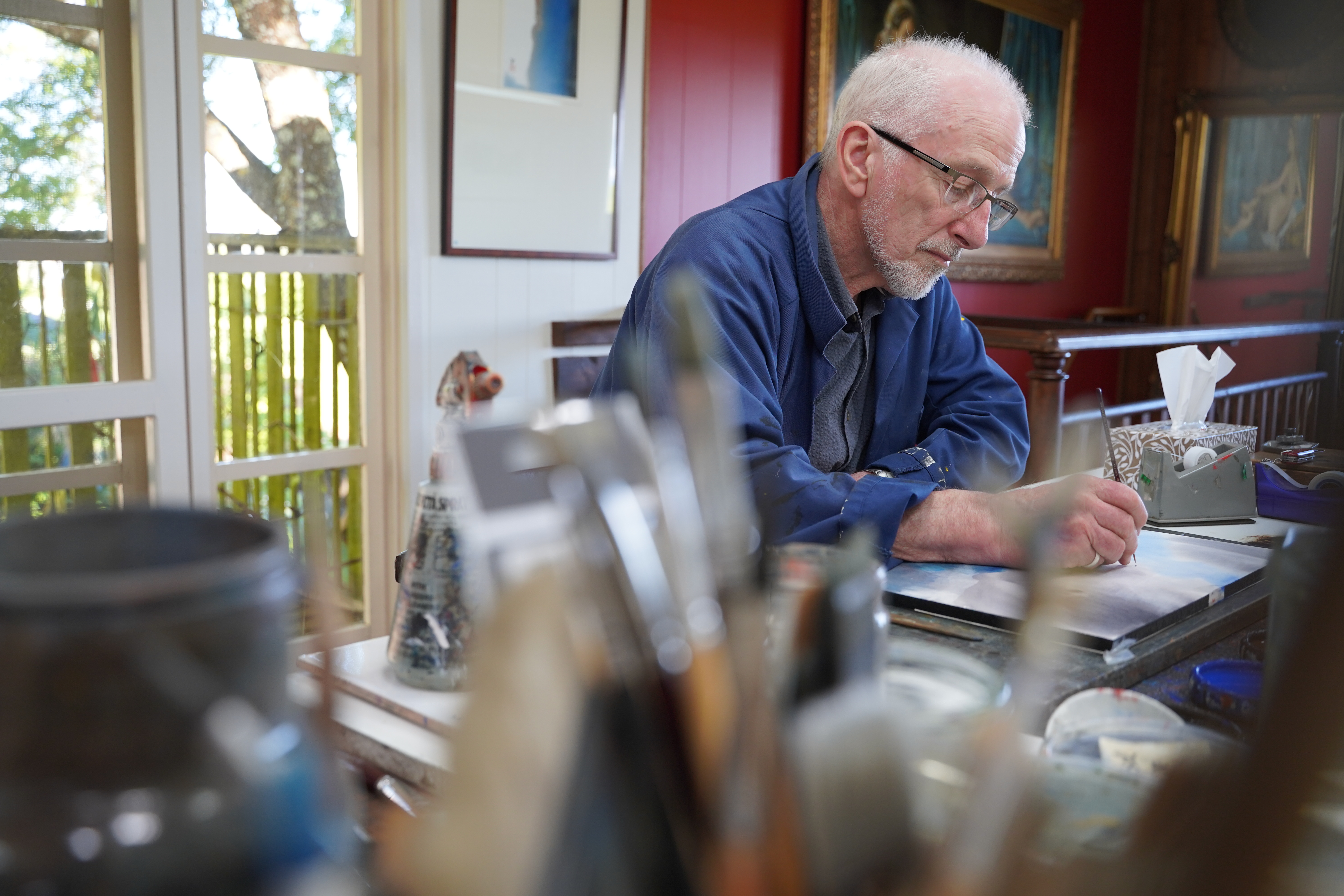 Tony Smibert working within his studio.JPG