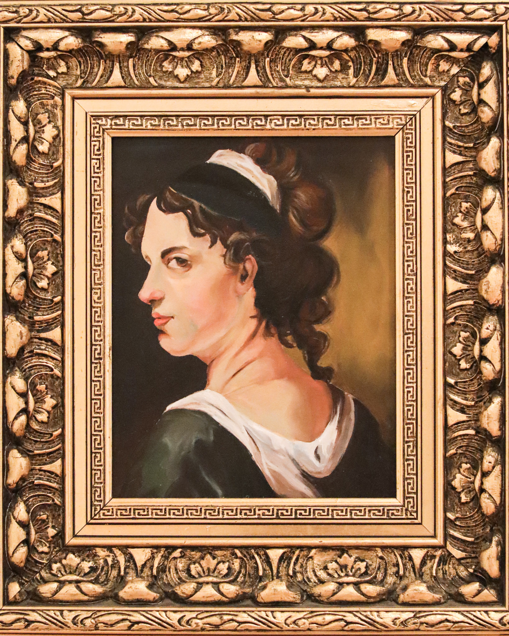 'Truth and Artifice', a baroque-style portrait oil painting by ArtRage 2024 artist Millie Snell