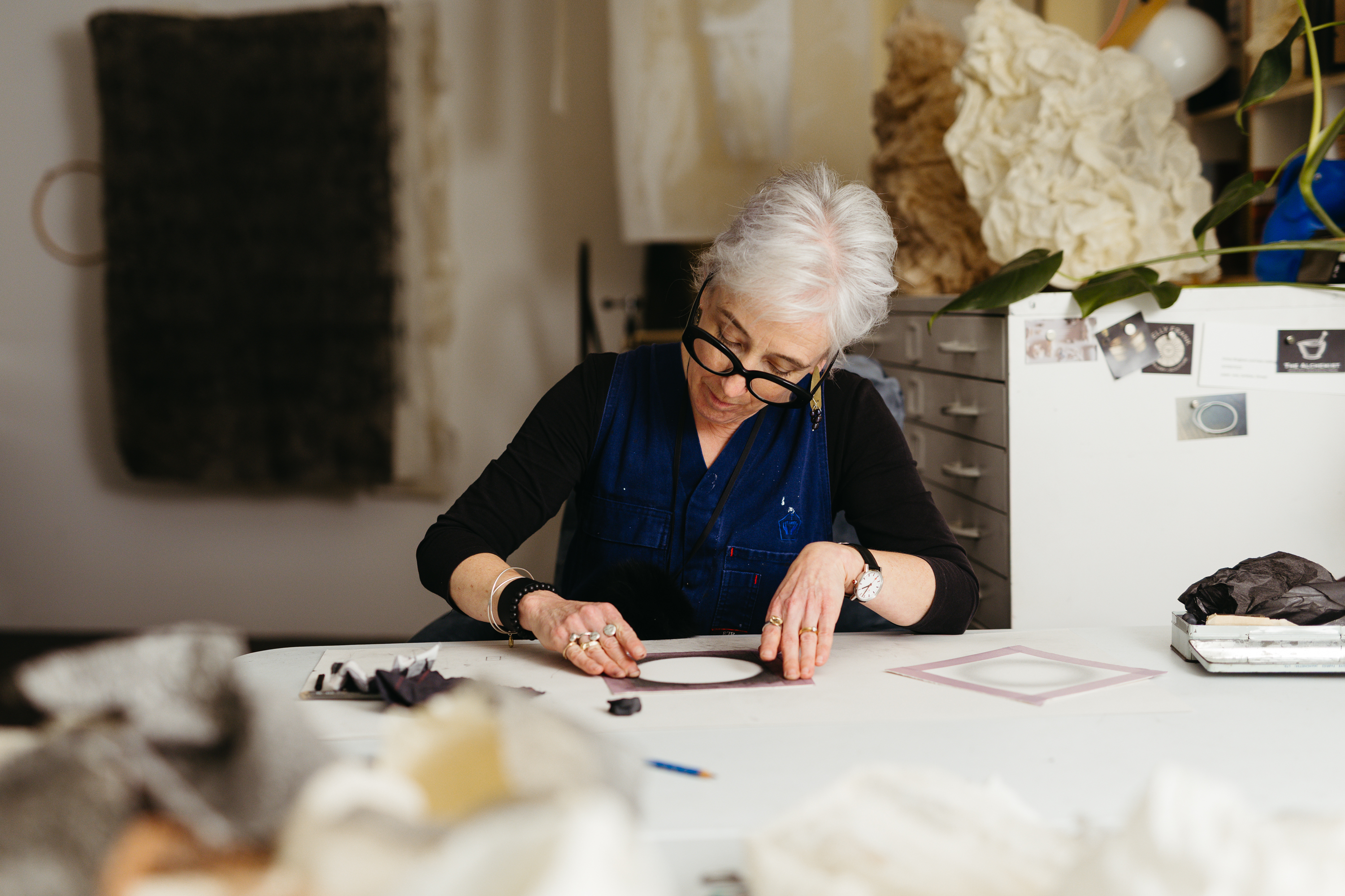 RISE artist Emma Bingham at work